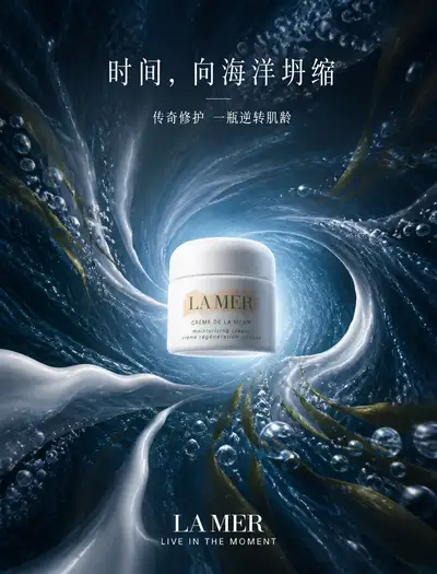 La Mer Gravity Product Ad Poster