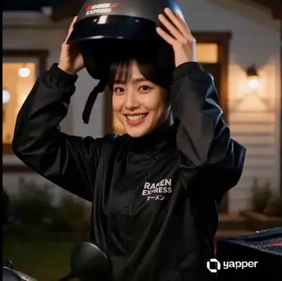 Cinematic Kimchi Noodle Delivery Ad Video