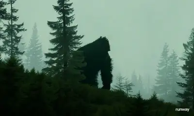 Low-fi Bigfoot Sighting Footage