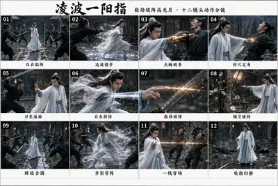 Martial Arts Storyboard: Lingbo Yiyang Finger
