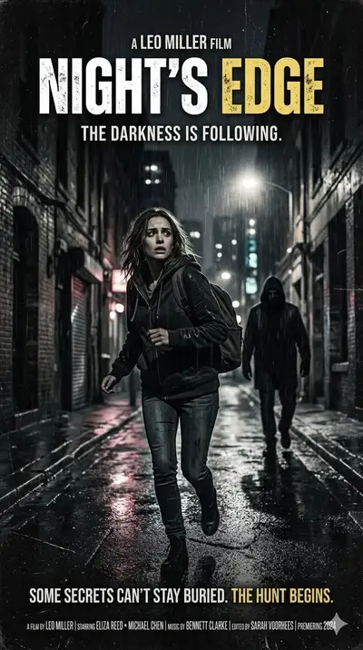 Neo-noir Movie Poster Prompt