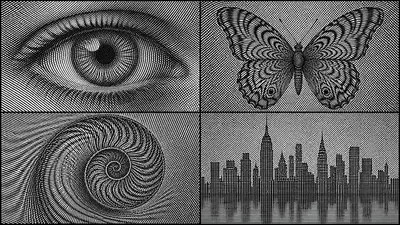 Efecto Moiré Ilusión Prompt