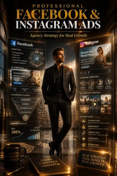 Luxurious Ad Campaign Poster for a Creative Director's Agency