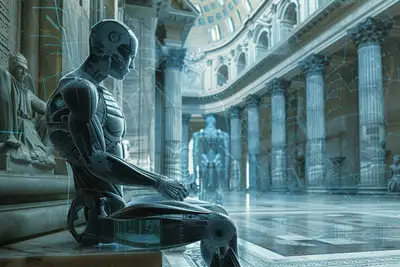 Renaissance Robot Utopia Base Prompt