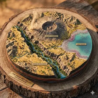 Great Rift Valley Tabletop Diorama