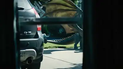 Dragon on Driveway - Unremarkable iPhone Footage