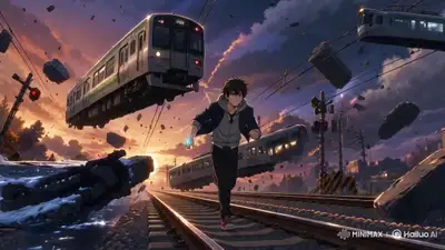 Anime Sakuga Parkour Time-Loop Action Video Prompt