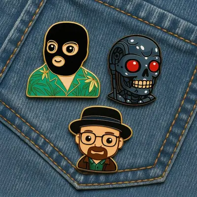 Kawaii Enamel Pin Style Conversion