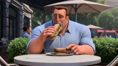 Napkin Chase: 15-Second 3D Animated Action Comedy