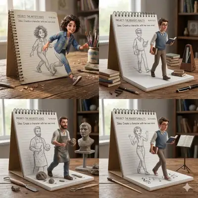 Sketchbook Characters Come to Life