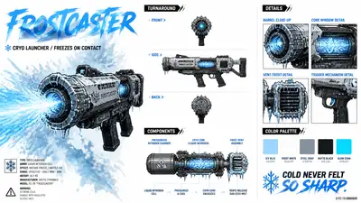 Frostcaster Cryo Launcher Tech Bible Sheet
