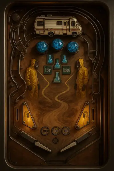 Custom Pinball Machine Themed Image Prompt