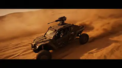 Mad Max Style Sandstorm Chase