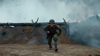 Cinematic Trench Run Video Prompt