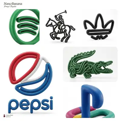 Industrial rubber tubing logo render in brand colors