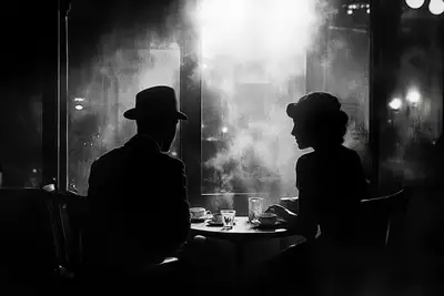 Film Grain Noir Style Prompt