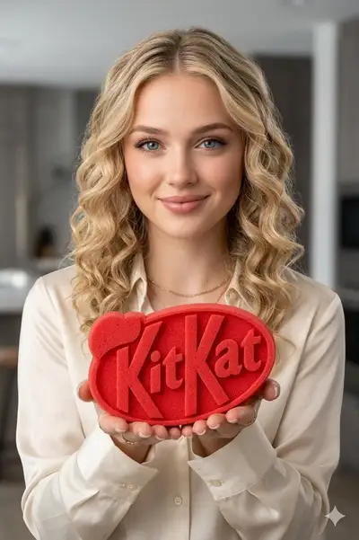 Premium KitKat Sponge Ad Campaign Photo