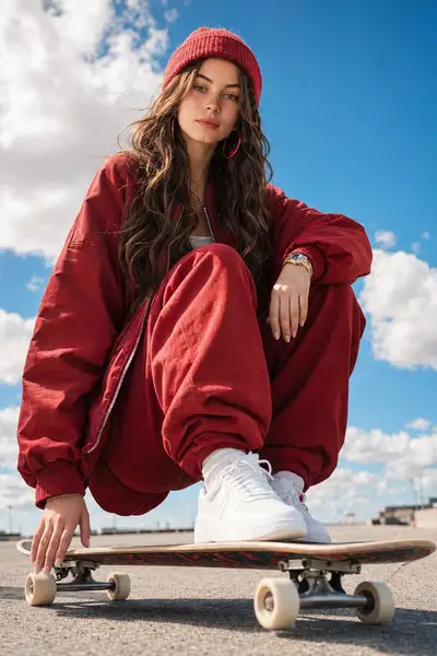 Luxury Streetwear Fashion Editorial Photo Prompt