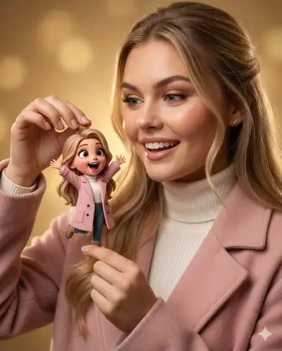 Cinematic Portrait with Miniature Character