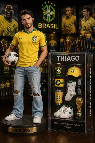 Premium Football Collectible Figure Prompt