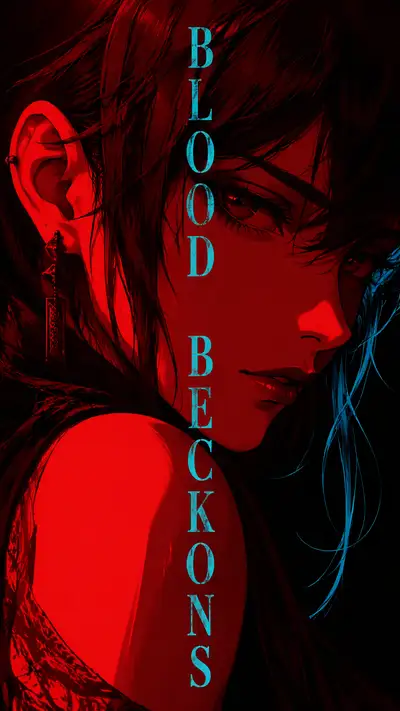 Dark Anime Key Visual Poster: Blood Beckons