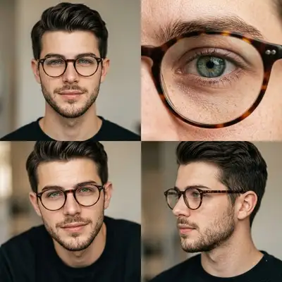 Editorial Portrait 2x2 Grid Photography Prompt