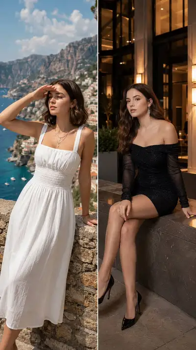 Luxury Travel Portrait on Mediterranean Coast