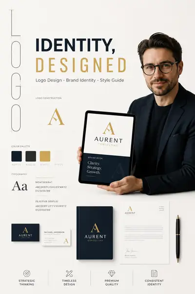 Minimalist Premium Brand Identity Advertisement