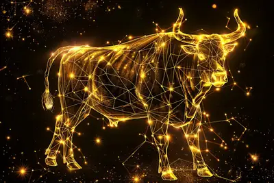 Luminous Wireframe Hologram Portrait