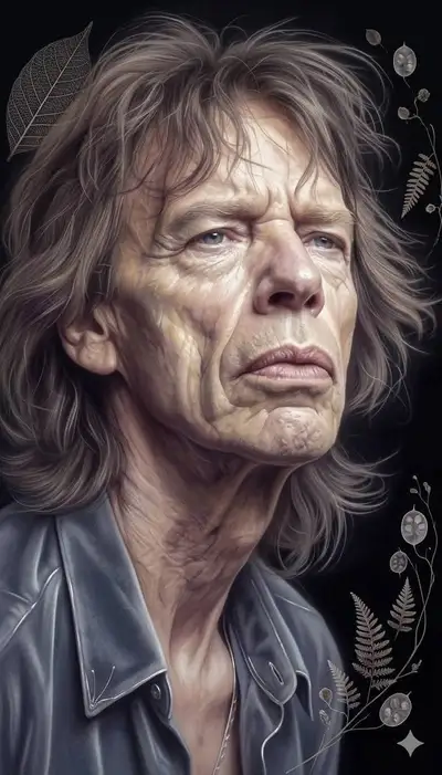 Dreamy fantasy porcelain portrait on dark background