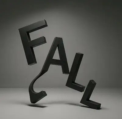 Gravity-Defying Typography Rendering