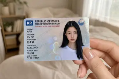 Fictional ID Card Photography Prompt