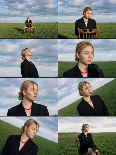 Mehrere Kamerawinkel aus einem einzigen Foto - Kinematografisches Storyboard-Raster