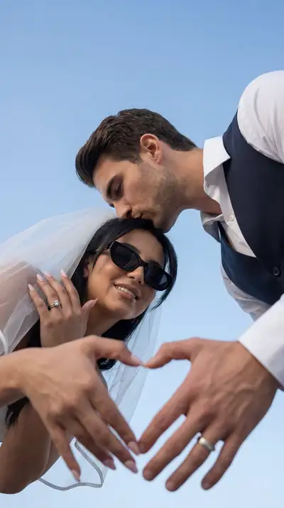 Photoreal Cinematic Wedding Poster Shoot