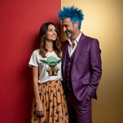 Flux Pro Default Couple Portrait Prompt