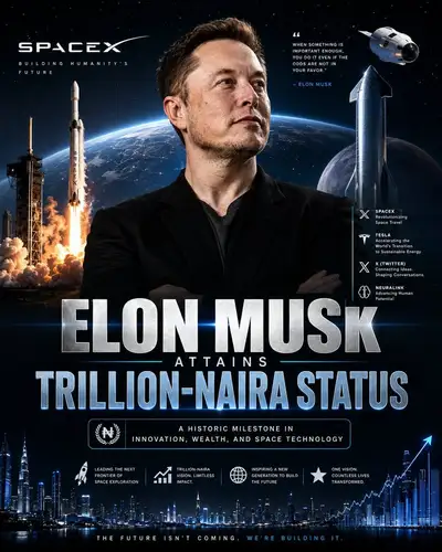 Elon Musk SpaceX achievement poster
