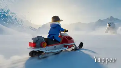 Lego Explorer vs Polar Bear Chase