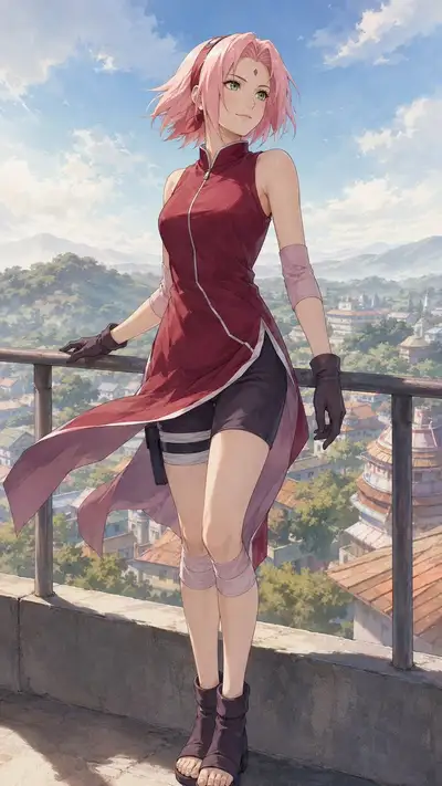 NARUTO Adult Female Character Art Prompt
