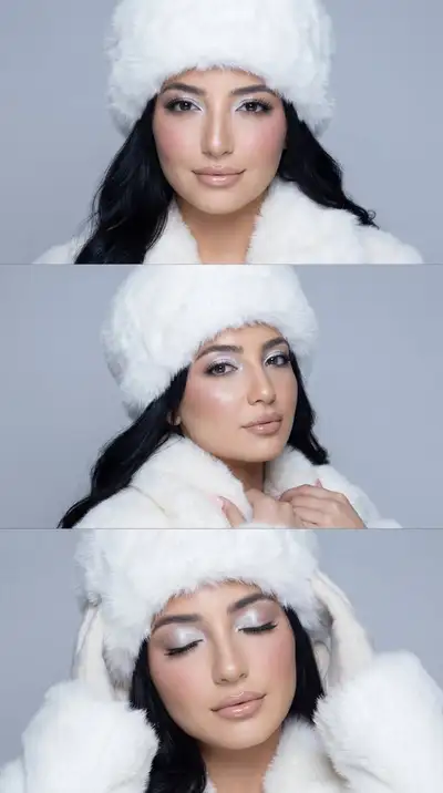 Luxury Winter Couture Editorial Beauty Series