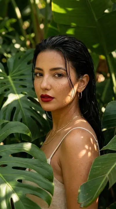 Tropical Editorial Beauty Portrait