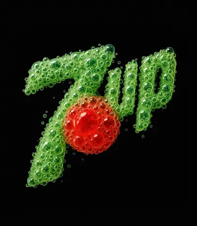 Pepsi Logo Made of Soap Bubbles
