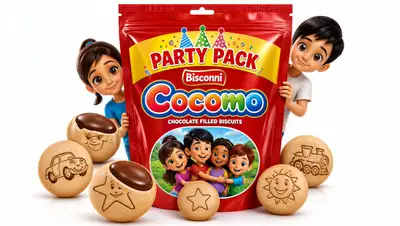 Bisconni Cocomo Keks-Partypackung, kommerzielles Produktfoto