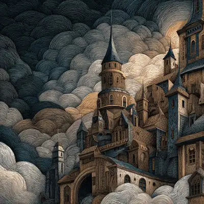 Illusory Wallpaper Portrait Prompt
