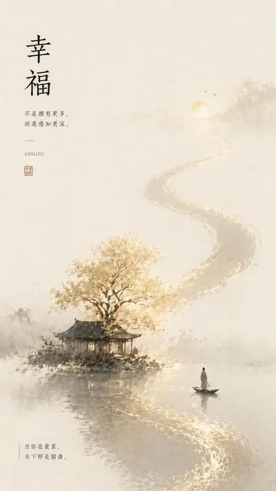 Oriental emotion visualization poster generator (Chinese)