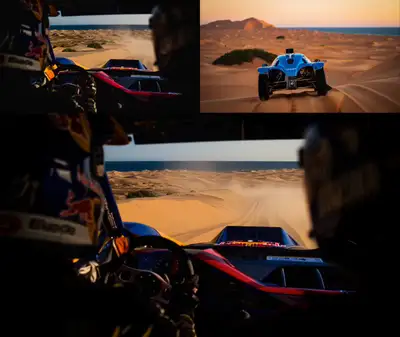 Enquadramento cinematográfico de comercial de SUV - Prompt de Keyframe Kling