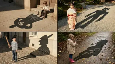 Cultural Hero Shadow Cast by a Child