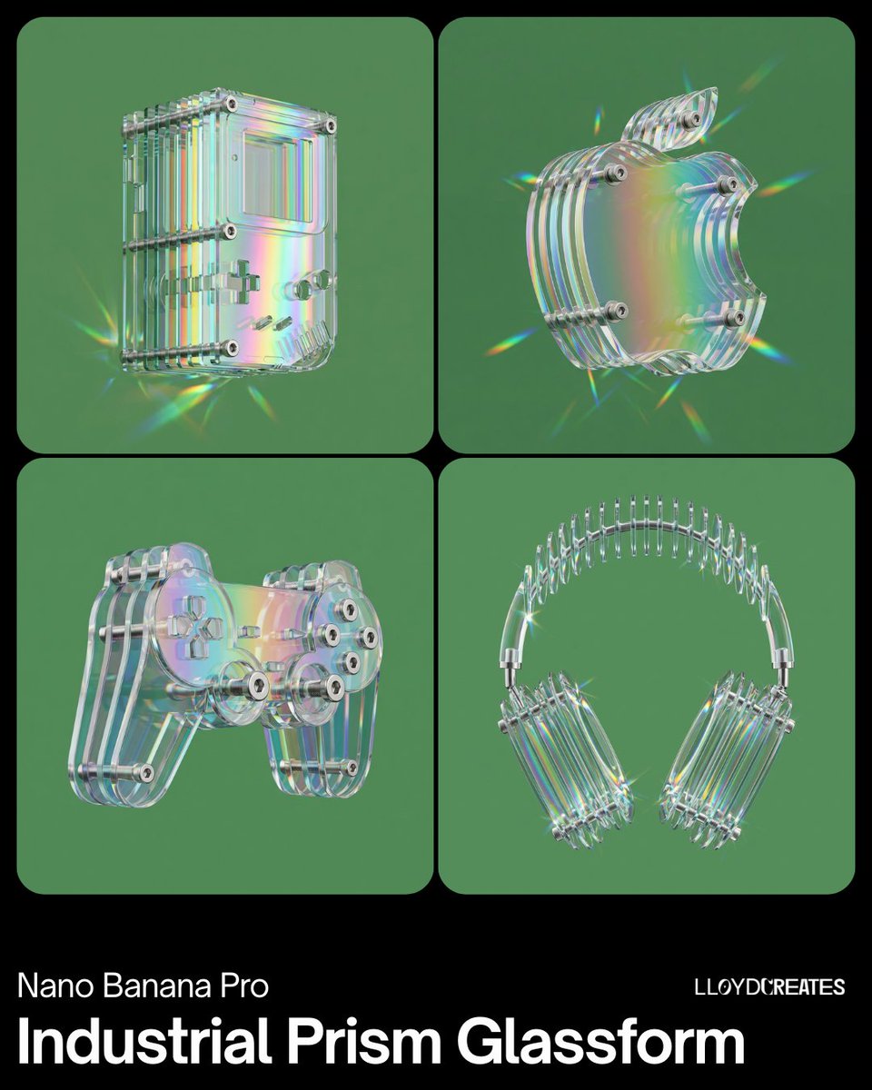 Industrial Prism Glassform Product Template