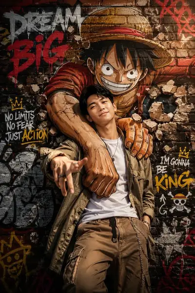 Graffiti Come to Life Cinematic Poster