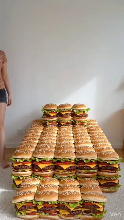 Burger Bed ASMR Video Prompt for Veo 3.1