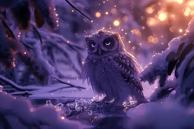 Glowing Animal Portrait Prompt